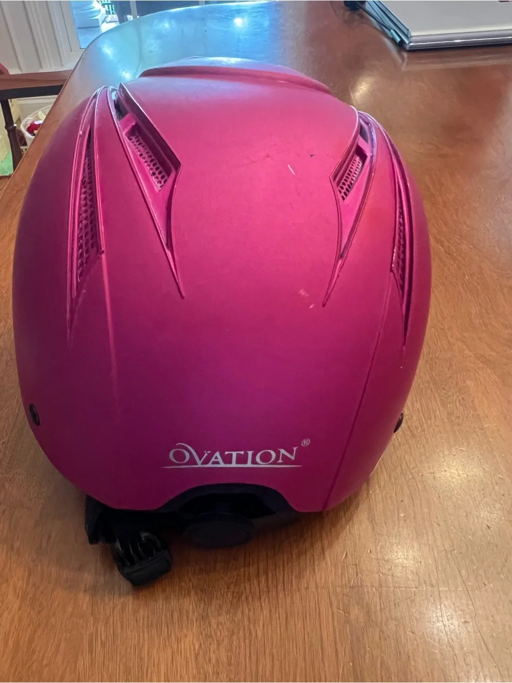 Ovation Metallic fuschia Schooler girls riding hat Riding small/medium